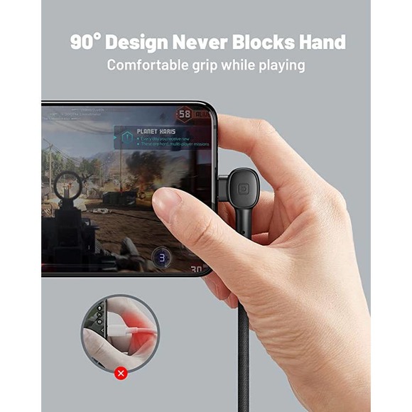 Nylon Braided 3.0 Type C Fast Charging Cables - 3 Pack - Picture 2 of 7